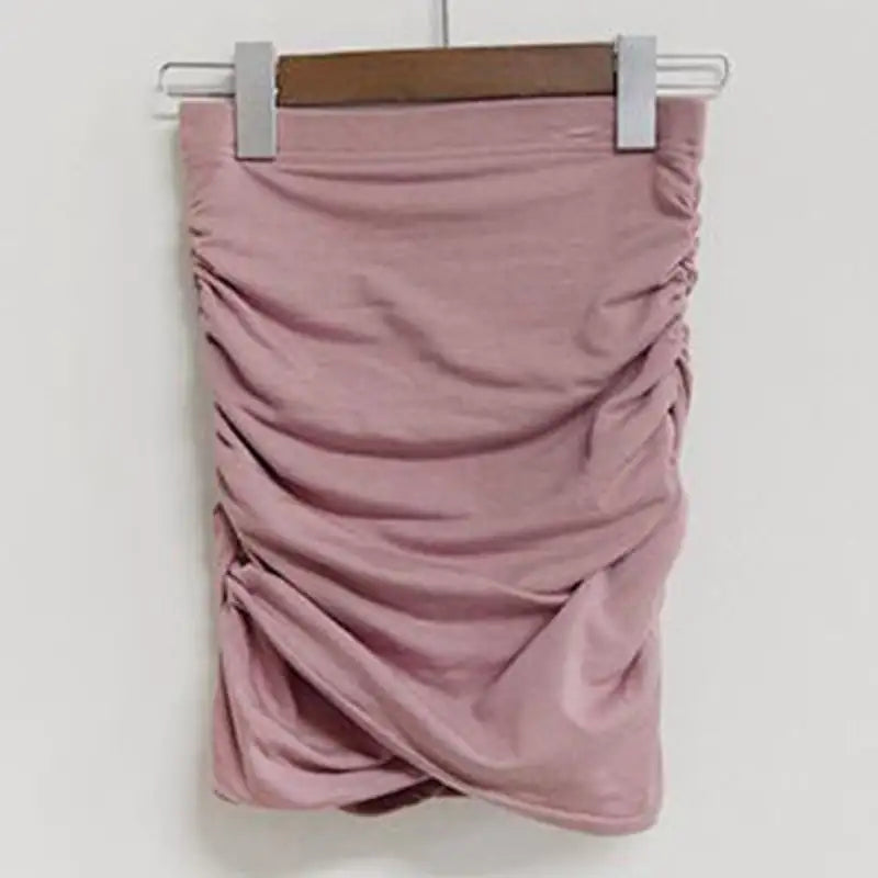 High Waist Elastic Short Skirt for Women